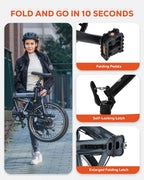 20" Folding Bike – 7-Speed, Lightweight Commuter