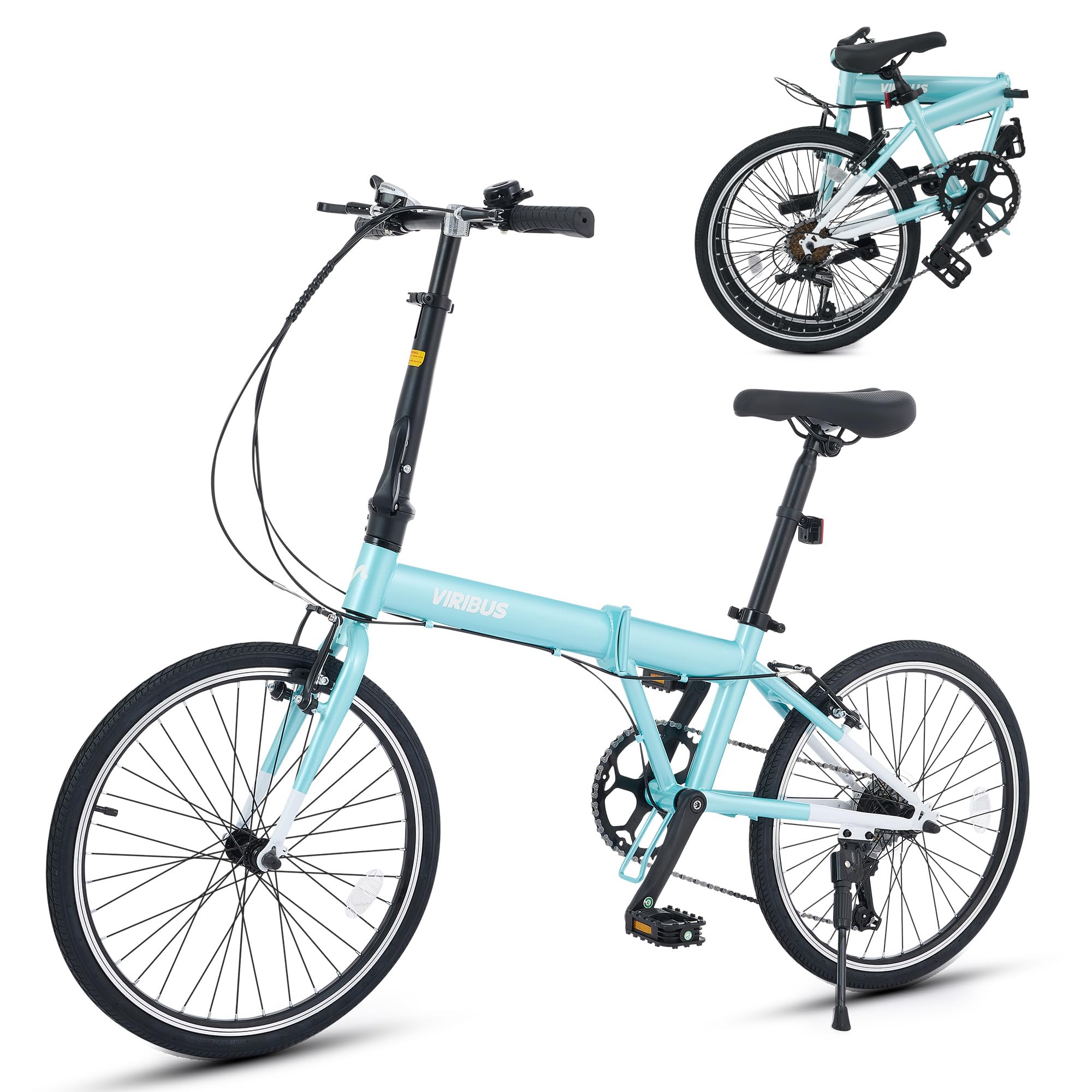 20" Folding Bike – 7-Speed, Lightweight Commuter