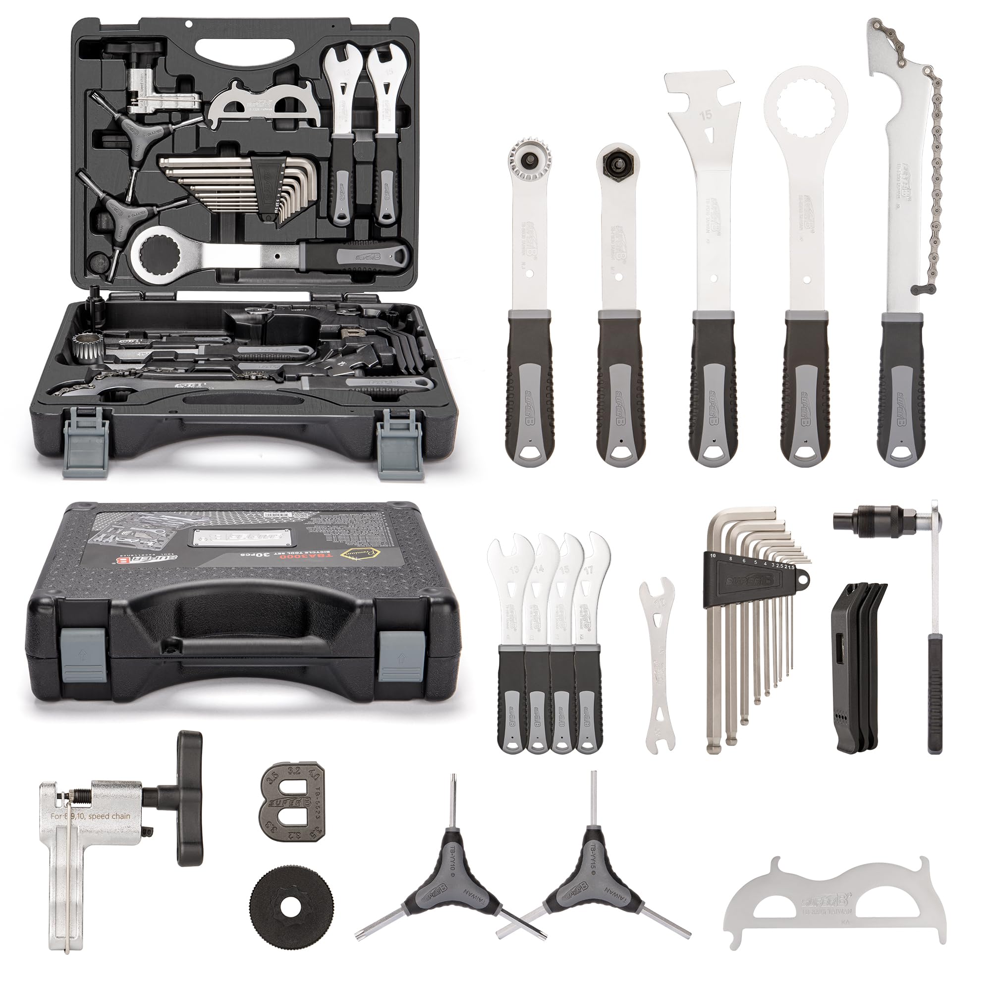 Bike Repair Tool Kit – Bicycle Maintenance Set with Carry Case