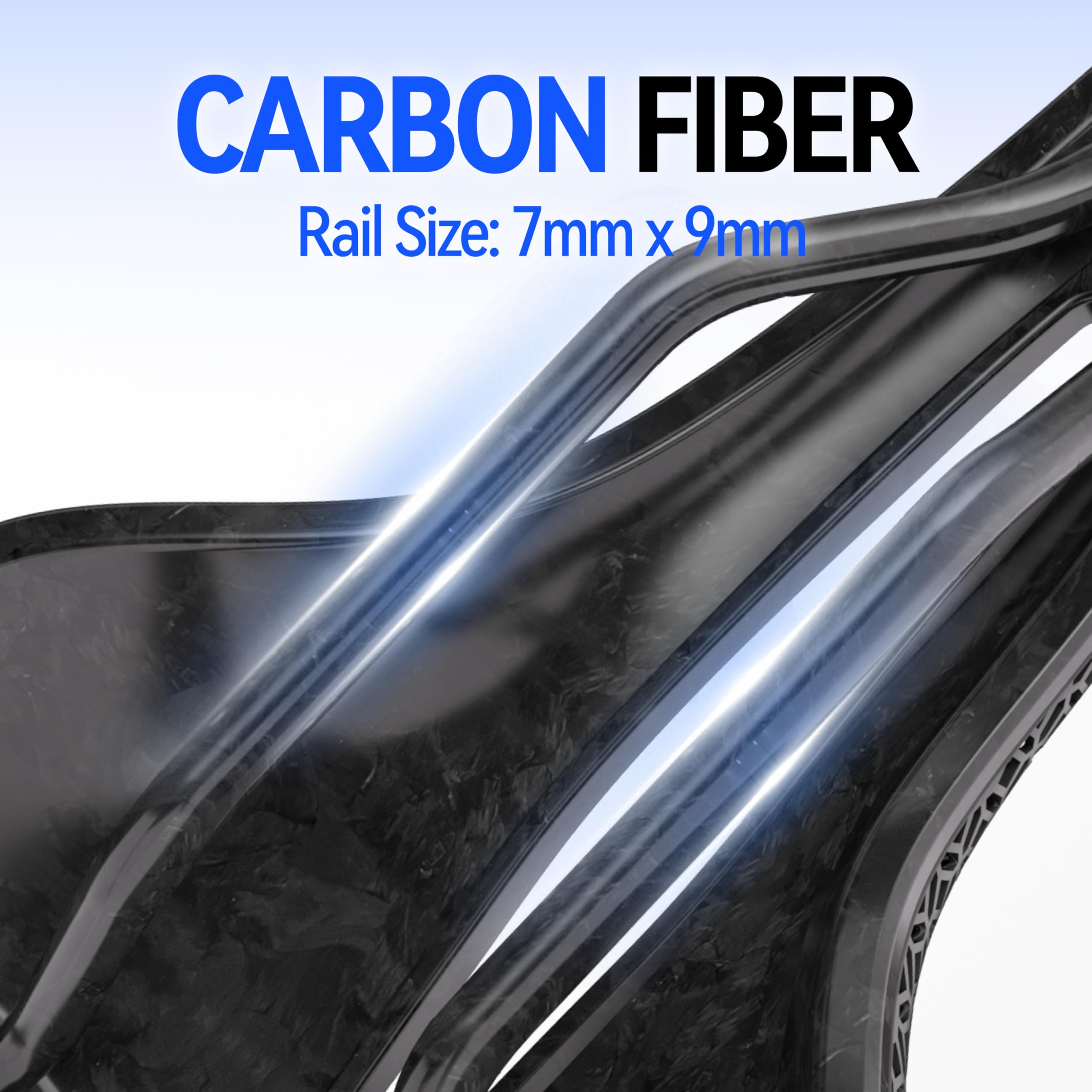3D Printed Carbon Saddle – Ultralight Breathable Bike Seat