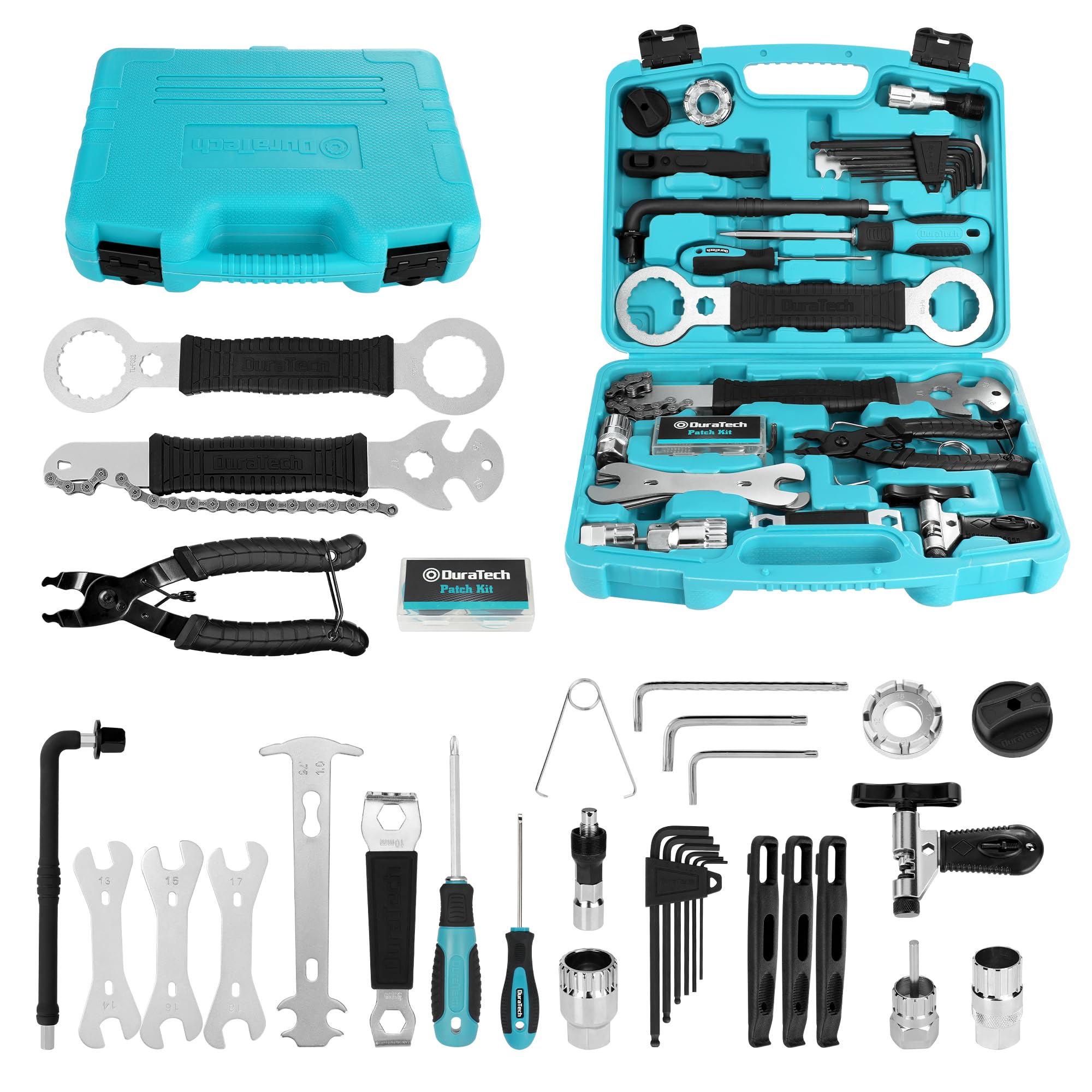 41-Piece Bike Repair Tool Kit – Complete Bicycle Maintenance Set