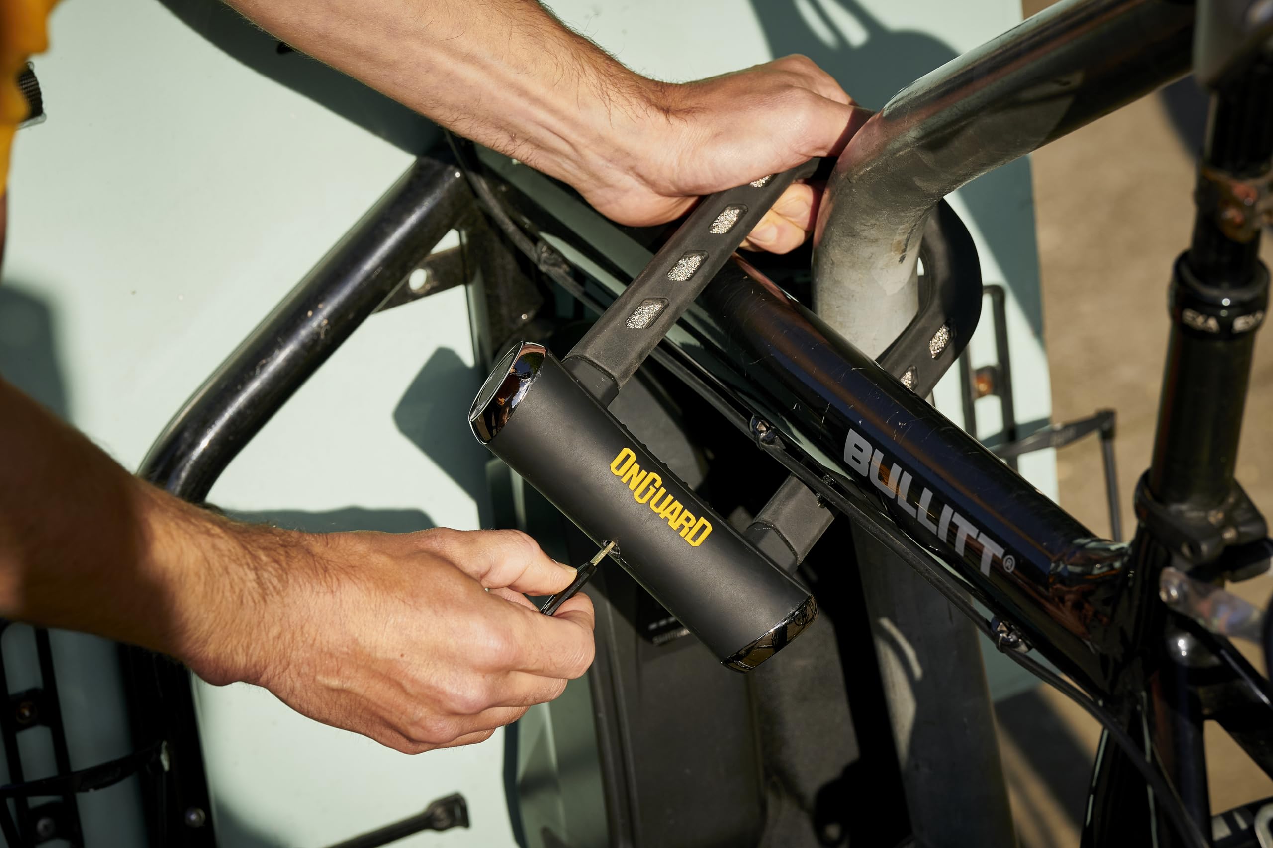 Hardened Steel U-Lock – Angle Grinder Resistant