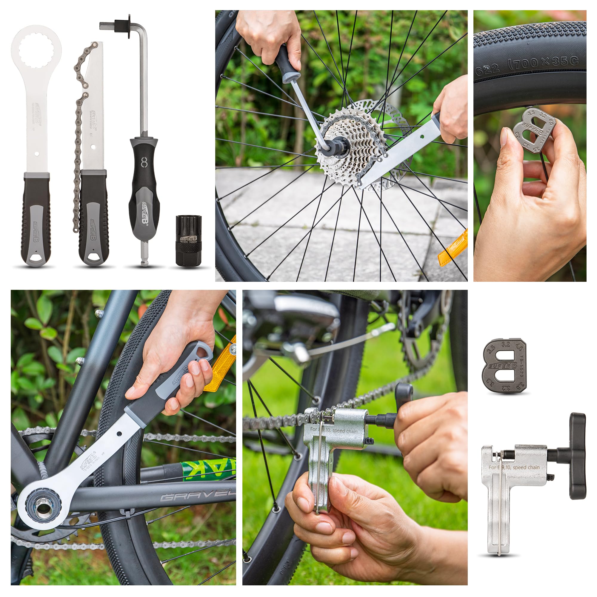 Bike Repair Tool Kit – Bicycle Maintenance Set with Carry Case