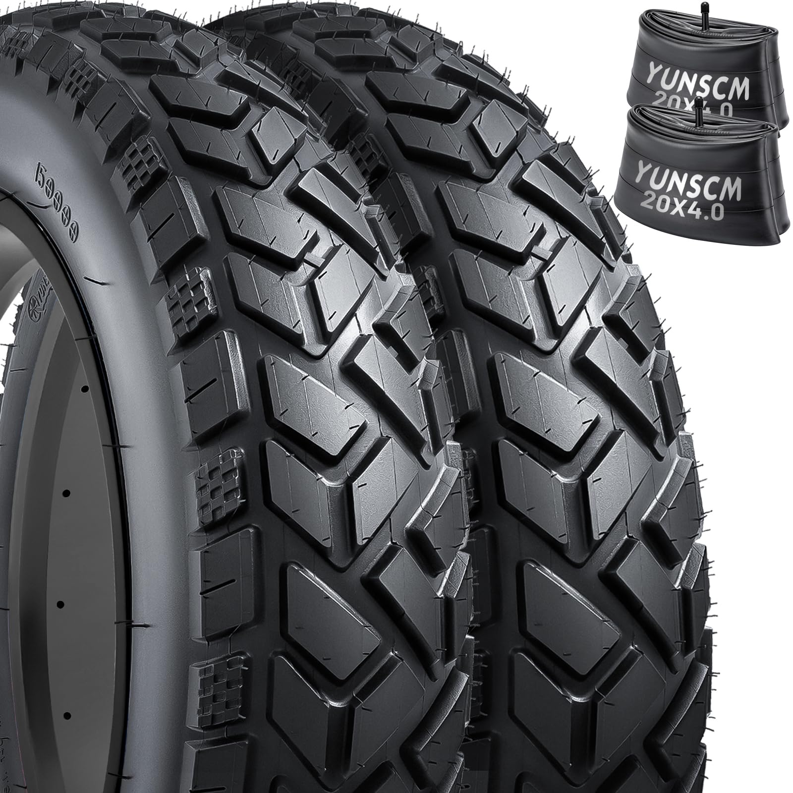 20" E-Bike Fat Tire Set – Heavy Duty All-Terrain Tires & Tubes