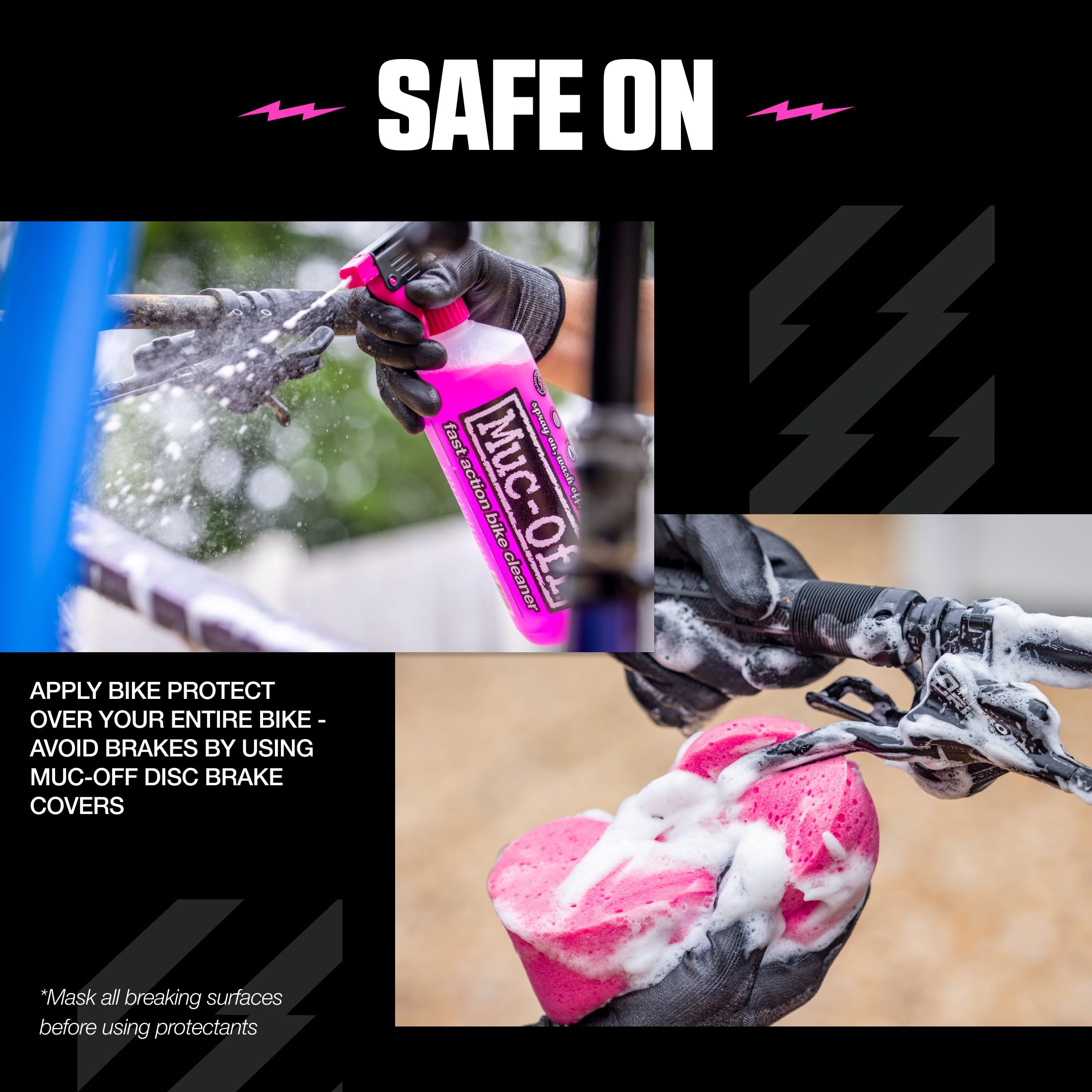 Muc Off - 250US 8 in 1 Bicycle Cleaning Kit , Black