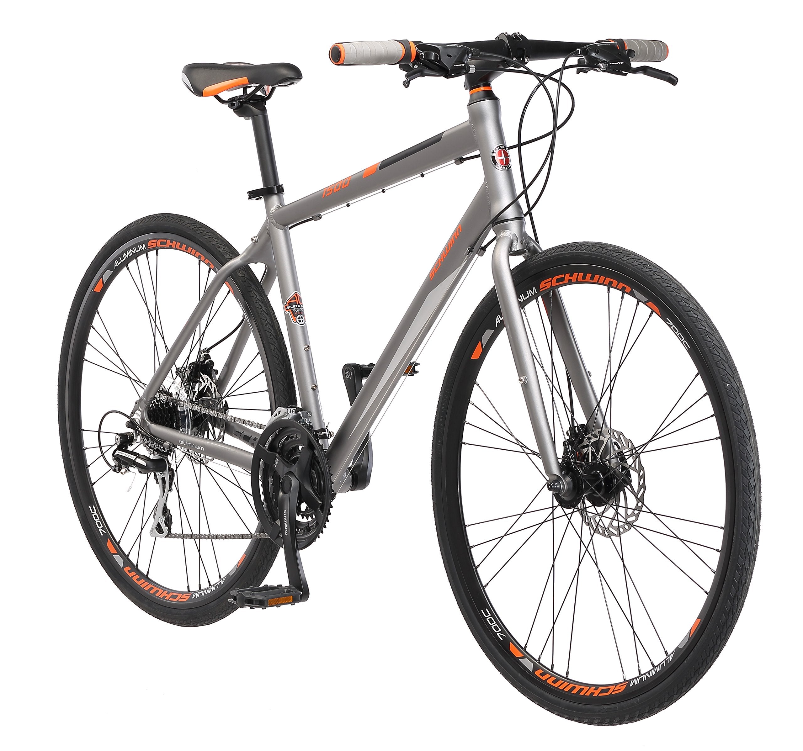 700C Road Bike – 16-Speed, Aluminum Frame, Disc Brakes